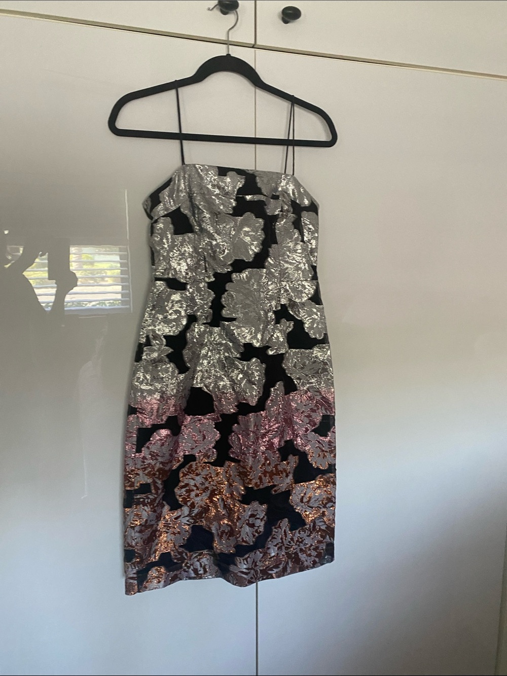 J. Crew Collection Floral Brocade Slip Dress
